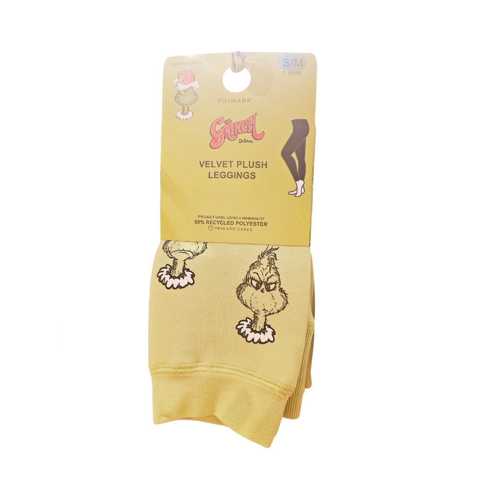 The Grinch Christmas Velvet Plush Leggings